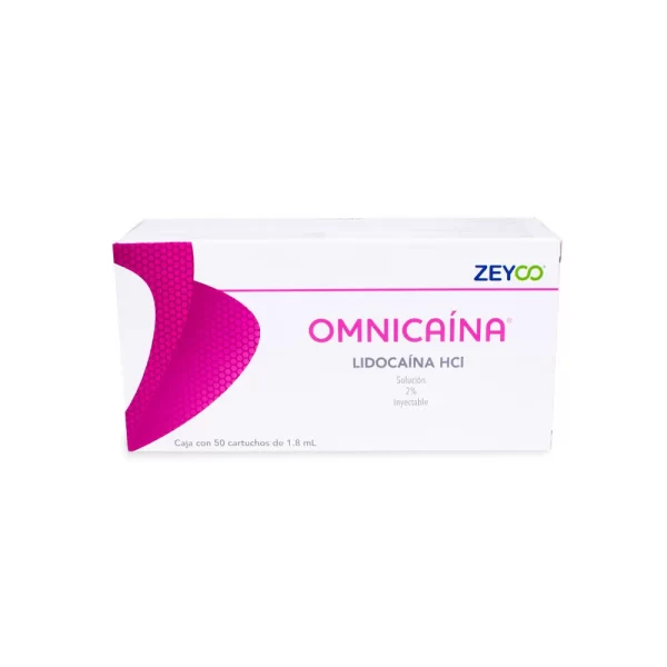 OMNICAINA / LIDOCAINA SIN VASOCONSTRICTOR CAJA